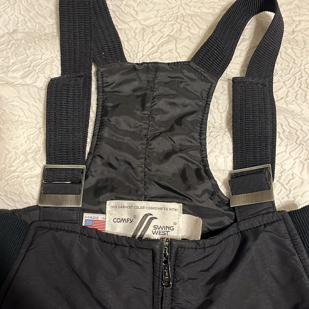 Comfy Black Insulated Bib Pants